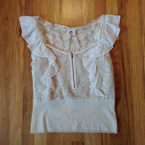 Free People Flutter Sleeve Top